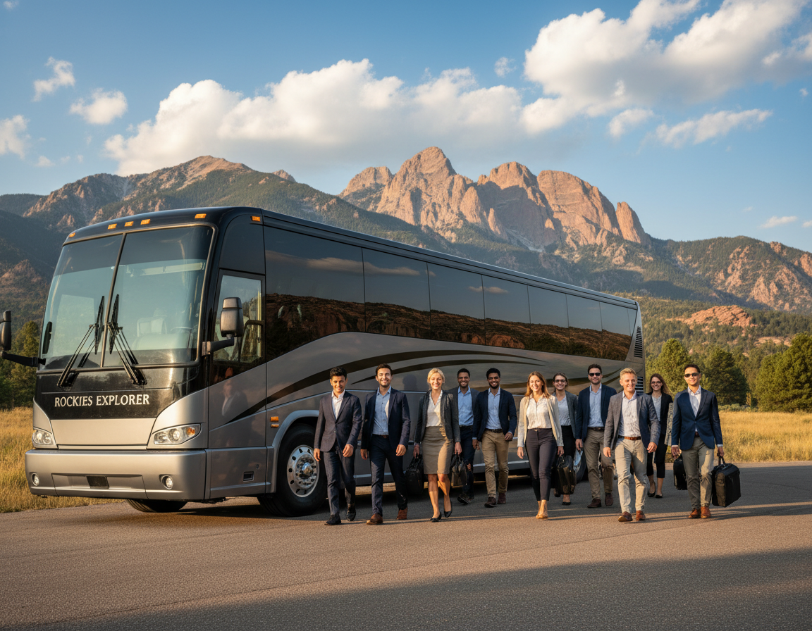 Estes Park party bus and bus charter