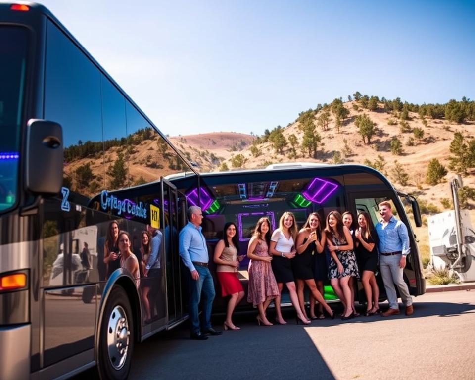 Charter Bus Castle Pines Colorado