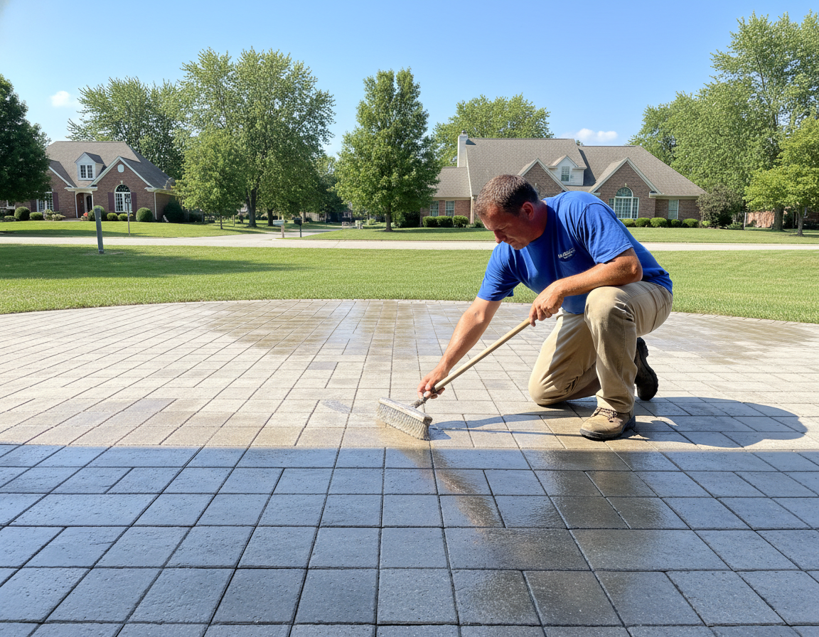 Concrete Paver Sealing In Westerville